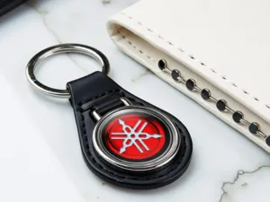 Yamaha Leather Key Pouch Sturdy Glossy Tuning Style